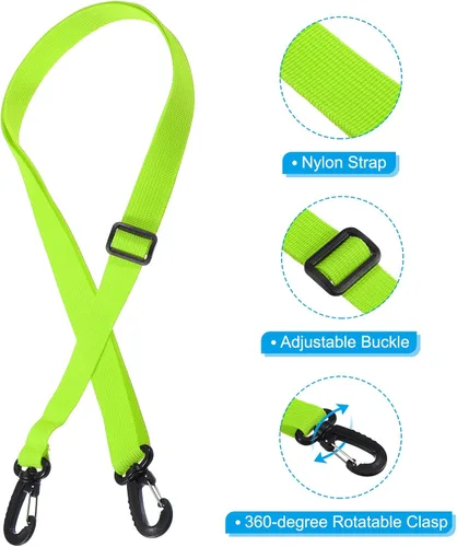 Vista 5 de PATIKIL Correa portadora para botas de esquí, paquete de 4 correas de transporte para botas de snowboard, correa de hombro ajustable para botas