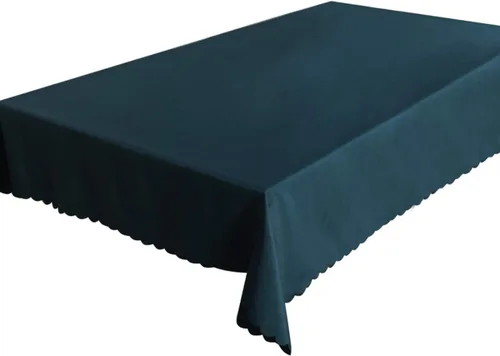 Vista 8 de Queenbox - Mantel rectangular rectangular de poliéster para bodas, fiestas, hoteles, restaurantes