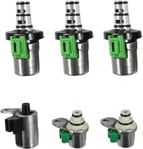 Vista 4 de Kit de válvula electromagnética de cambio de transmisión de 6 piezas 48420K-R FN4A-EL 4F27E EPC PWM compatible con Ford Focus Mazda-2 3 5 6 CX-7 MPV