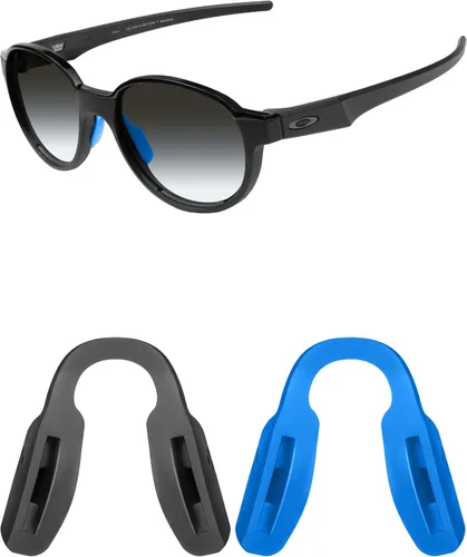 Vista 14 de Mryok Piezas de nariz de repuesto almohadillas de nariz para gafas Oakley Hex Jector OX8032 - Opciones Negro y Negro