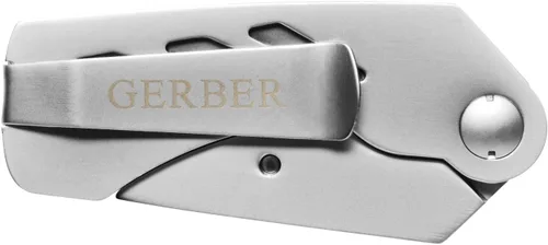 Vista 11 de Gerber Gear EAB Lite Pocket Razor Knife with Money Clip - EDC Gear Folding Stainless Steel Utility Knife with Box Cutter Blade for Everyday Carry