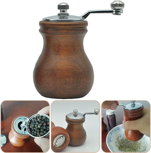 Vista 4 de Botella de molienda, herramientas manuales, herramientas de recipiente de mano, triturador de pimienta, sal de cocina de pimienta recargable