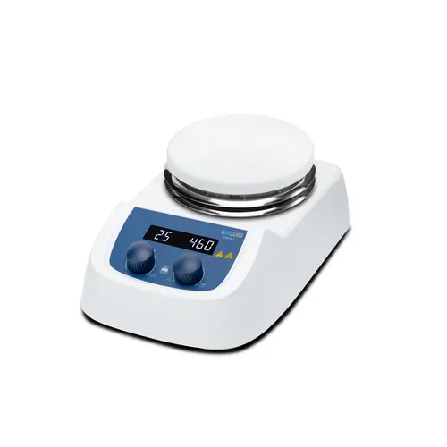 Vista 7 de ONiLAB Agitador magnético de placa calefactora digital LED de 5 pulgadas con placa de trabajo de acero inoxidable recubierta de cerámica, 200-1500