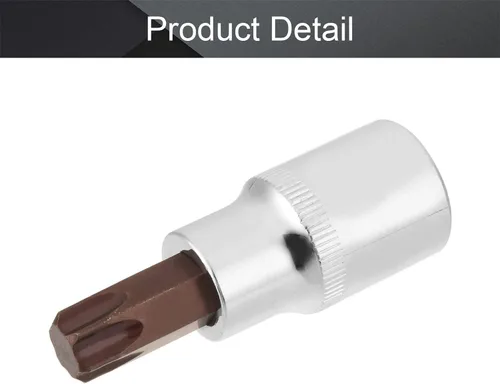 Vista 138 de Utoolmart 1/2" Drive x 0.551 in largo Hex Bit Socket, métrico, S2 y Cr-V acero 1pcs