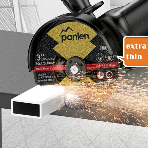 Vista 4 de Paquete de 25 ruedas de corte de 3" x 3/8" para discos de corte