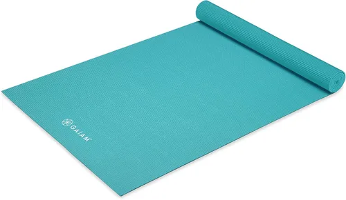 Vista 9 de Gaiam - Esterilla de yoga de calidad superior de 5mm, lisa, gruesa y antideslizante para todo tipo de ejercicios de yoga, pilates y gimnasia