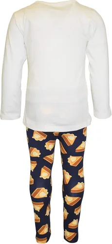 Vista 4 de Unique Baby Girls 2 Piece Matching Outfit For Every Holiday Long Sleeve Legging Sets 3