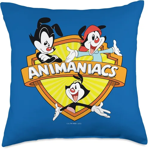 Vista 5 de Animaniacs Yakko, Wakko and Dot - Almohada de 16 x 16 pulgadas, multicolor