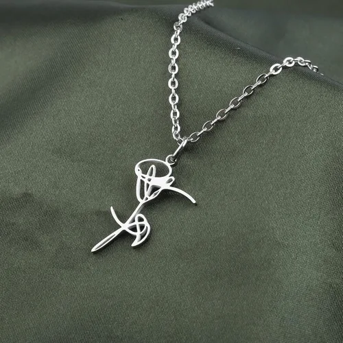Vista 4 de BAUNA Collar de flores Kpop K-Pop, regalo del ejército coreano para fanáticos del ejército Bangtan
