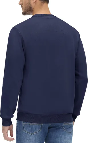Vista 12 de MAGCOMSEN Sudadera de cuello redondo para hombre de manga larga casual cálida de forro polar