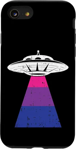 Vista 8 de iPhone 12 mini Alien Secuestro Orgullo Bisexual LGBT-Q Gaylien UFO Orgulloso Bi Case