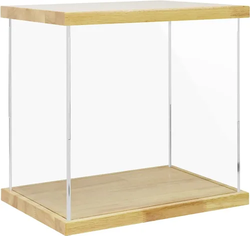 Vista 32 de Vitrina de acrílico transparente para trofeos, coleccionables, caja de exhibición de cubo de montaje, soporte de protección a prueba de polvo