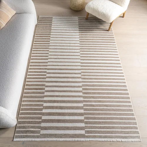 Vista 6 de nuLOOM Versa Collection - Alfombra reversible de 4 x 6 pies, lavable a máquina, resistente a las manchas, fácil almacenamiento, certificado