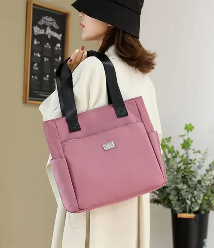 Vista 6 de VIPUDA Bigbicc - Bolso de hombro de nailon impermeable Bigbicc, bolso de hombro de nailon ligero e impermeable