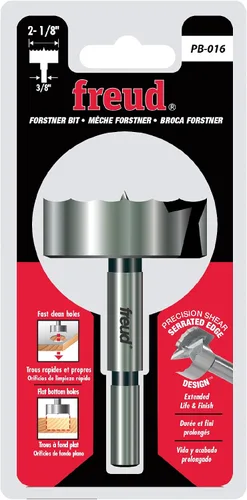 Vista 2 de Freud PB-016: Precision Shear™ Broca Forstner con borde dentado de 2-1/8 pulgadas