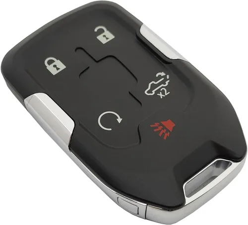 Vista 4 de Funda de repuesto para llavero de 5 botones para Chevy Silverado 1500 2500HD 3500HD GMC Sierra sin llave