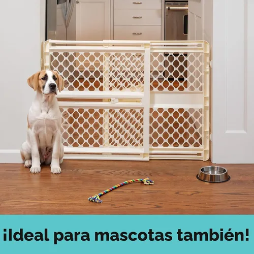 Vista 8 de Super puerta ergonómica estados del norte, puerta de seguridad de North States Industries, Ivory