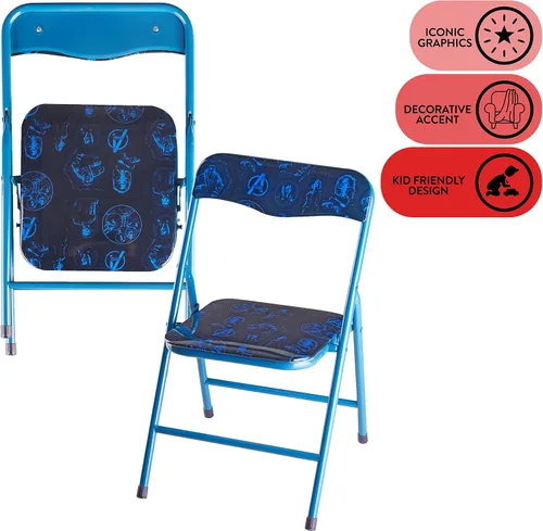 Vista 4 de [Usado] Marvel Avengers Infinity War - Juego de mesa cuadrada y silla de actividades para niños, 3 años en adelante