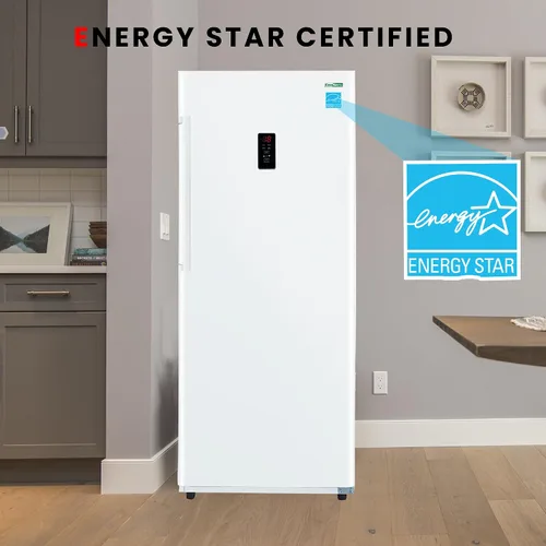 Vista 9 de Conserv Congelador vertical 14cf CONVERTIBLE REF Garage Ready 28in ancho 110V (blanco)