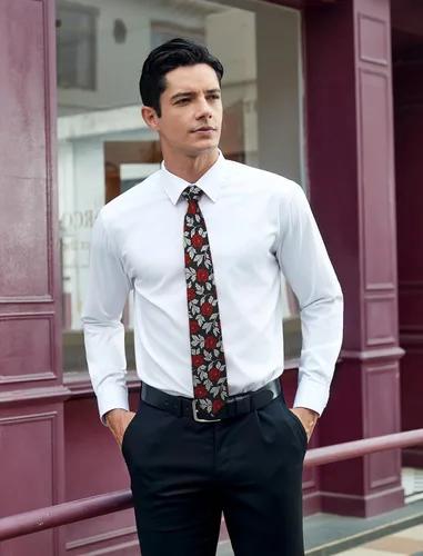 Vista 164 de Corbatas florales tejidas clásicas para hombre, corbata cuadrada de bolsillo, corbatas formales para hombres, boda con pañuelo
