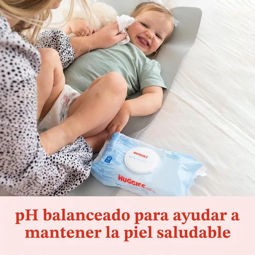 Vista 7 de Huggies Toallitas para bebés 99% de agua pura, sin perfume, 9 paquetes, 504