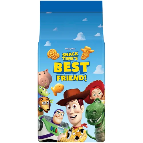 Vista 4 de Goldfish Disney Pixar Toy Story Galletas de queso cheddar, bolsa de 6.6 onzas