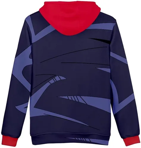 Vista 5 de CHLOBLOM Anime Cosplay Costume 3D Hoodie Halloween Pullover Sweatshirt