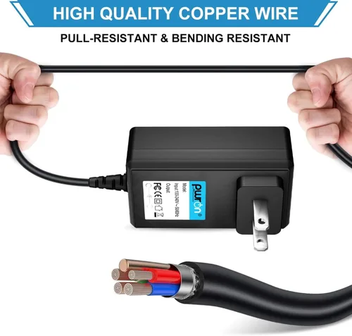 Vista 4 de 6.6 ft Cable AC Adapter for Proform Treadmill Vertical bicicleta elíptica pfel539090 6.0 ZE Residencial, 1200 E, CE, 18.0 RE elíptica, 900 900L 930