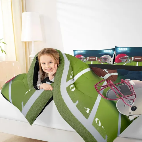 Vista 54 de Juego de ropa de cama de baloncesto para niños y adolescentes, juego de edredón deportivo para niños, tamaño matrimonial, suave, ligero, decoración