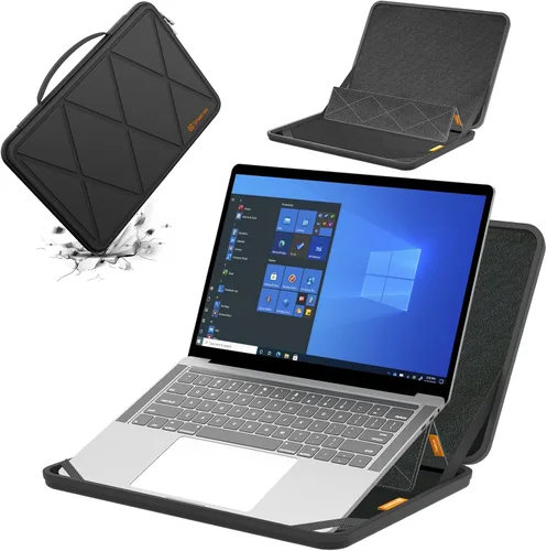 Vista 10 de Smatree MS23T Funda protectora dura EVA con soporte compatible para HP Pro x360 Fortis 11 G11/G10/G9 de 11.6 pulgadas, HP Fortis 11 G9 Q/x360 11 G3