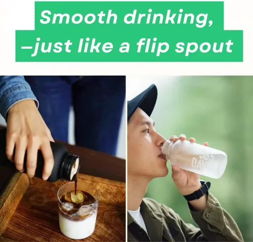 Vista 6 de WEMUG Máquina portátil de preparación en frío, 18.6 oz, diseño moderno y simple, a prueba de fugas, ultraligera, sin BPA, plástico duradero, 365
