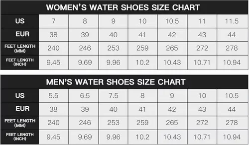 Vista 3 de Womens and Mens Water Shoes Breathable Quick Dry Soft Barefoot Aqua Socks for Hiking Swim Fishing Beach Surf Yoga
