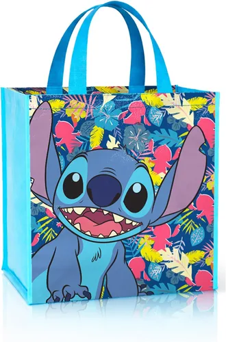 Vista 3 de Disney Stitch Tote Bag Bundle Lilo and Stitch Accesorios – Juego de 3 piezas de bolsas de comestibles de puntada, más Bolsas reutilizables