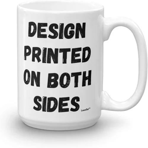 Vista 2 de Taza de café blanca con texto en inglés "I Love Coffee And Shih Tzu", color gris crema, regalos divertidos para perro, mamá, regalos de Navidad