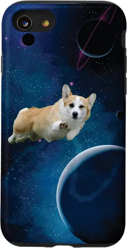 Vista 18 de Funny Kids Space Corgi Mom Pembroke Welsh Corgi Dog Lover Case for iPhone 17