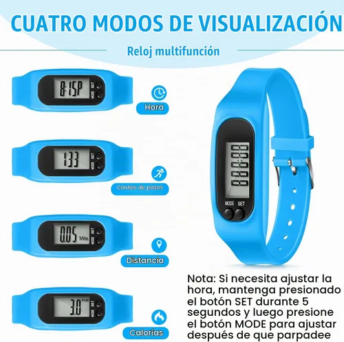 Vista 4 de Geyoga Walking Running Pedometer Watch