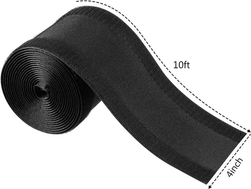 Vista 2 de WILLBOND Cubierta de cable de alfombra, protector de cable de suelo, gestión de protector de cables solo para alfombras de oficina comercial