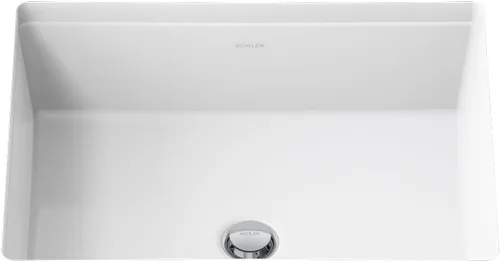 Vista 13 de KOHLER 2882-0 Verticyl Lavabo de baño rectangular de montaje inferior, 19 3/4", Blanco