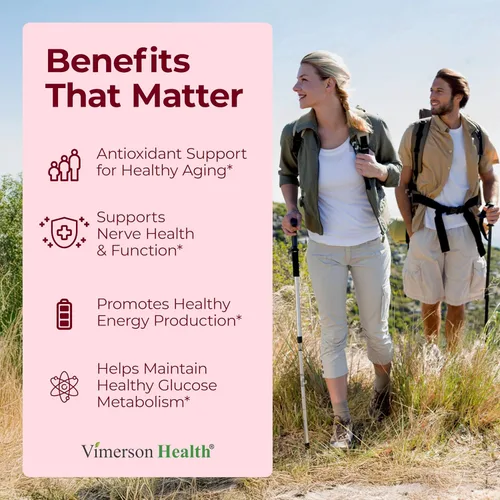 Vista 9 de Ácido alfa lipoico – ALA de alta potencia 650mg para apoyo nervioso 60