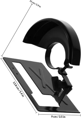 Vista 2 de TEHAUX Soporte de corte para amoladora angular, cubierta protectora, accesorio de herramienta ligera de alta resistencia para molienda segura, 4.52