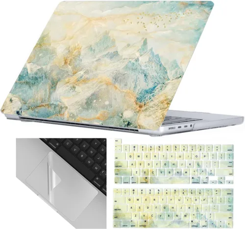 Vista 15 de Se7enline Funda rígida compatible con MacBook Pro de 13 pulgadas para Mac Pro de 13 pulgadas con/sin Touch Bar A1706/A1708/A1989/A2159 2016-2023