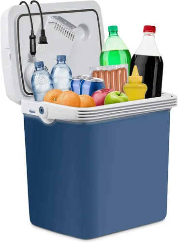 Vista 9 de Ivation Enfriador y calentador eléctrico con asa Refrigerador termoeléctrico portátil de 27 cuartos (25 L) para vehículos y camiones Cable