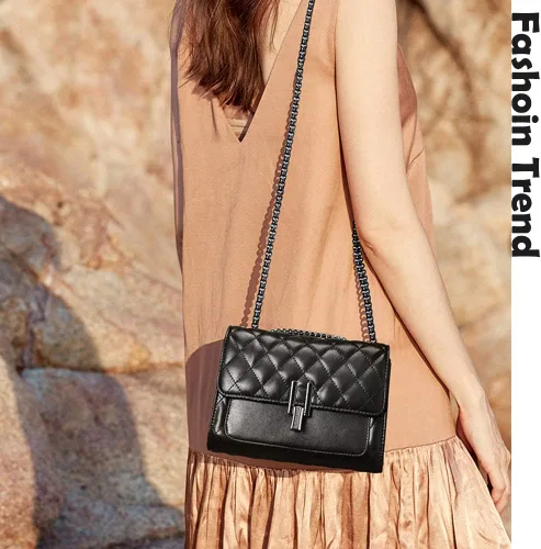 Vista 2 de YXBQueen Designer Purses for Women Shoulder Purse Small Crossbody Purses for Women Leather Purses Quilted