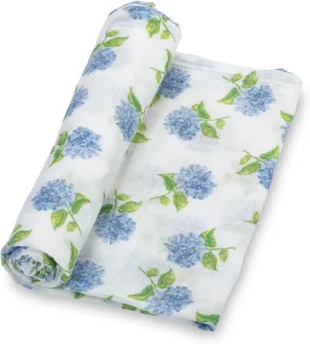 Vista 22 de LollyBanks Mantas para Bebé, Manta de Arrullo de Muselina de Algodón 100% para Niñas, Suave y Grande de 47 x 47 Pulgadas, Arrullo para Recién