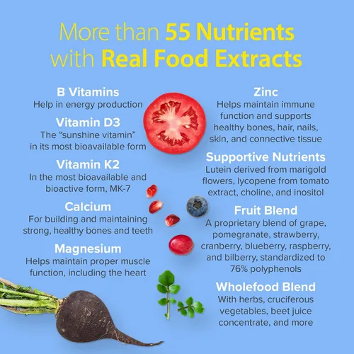 Vista 4 de Webber Naturals Más de 50 cápsulas vegetarianas más completas para hombres, 90 cápsulas vegetarianas