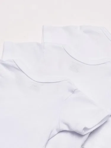 Vista 4 de Gerber Paquete de 3 camisas de manga corta con cierre lateral para bebé niña
