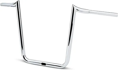 Vista 2 de LA Choppers LA-7353-18 - Manillares Hefty Prime Ape de 1-1/4 pulgadas, altura de 18 pulgadas, cromado