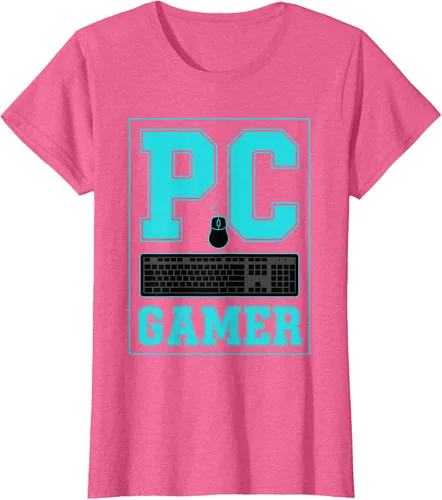 Vista 99 de PC Gamer Gaming Teclado Ratón Esports Computer Fan Camiseta
