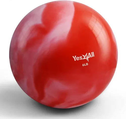 Vista 14 de Yes4All - Bolas de tonificación con peso para ejercicio, bolas medicinales suaves para ejercicio, pilates, yoga, equilibrio, flexibilidad, 2-10