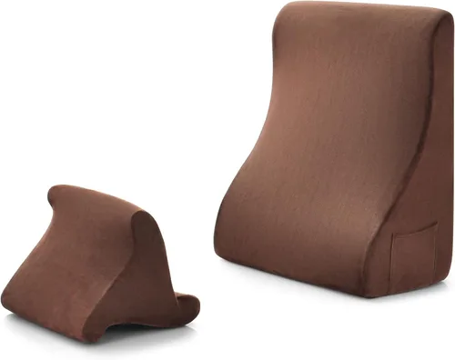 Vista 8 de Giantex Almohada de cuña de cama para dormir, almohada triangular de 7.5 pulgadas para soporte de cuello y pierna trasera, almohada de cuña